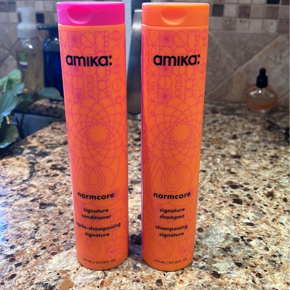 Amika shampoo and conditioner